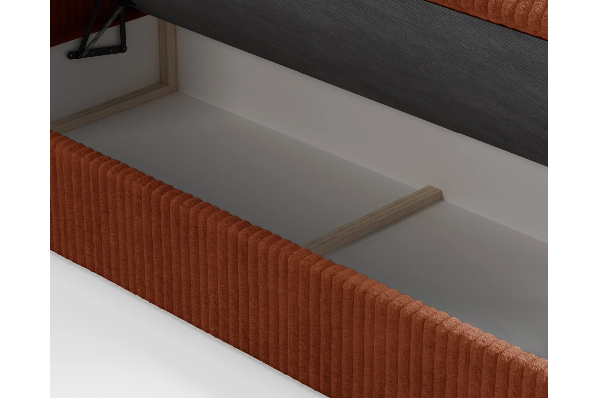 Boxbett 04 - 180x200 - Rostfarben (Ambience 09)