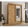 Schwebetürenschrank CYLIO 180 cm - Kaschmir