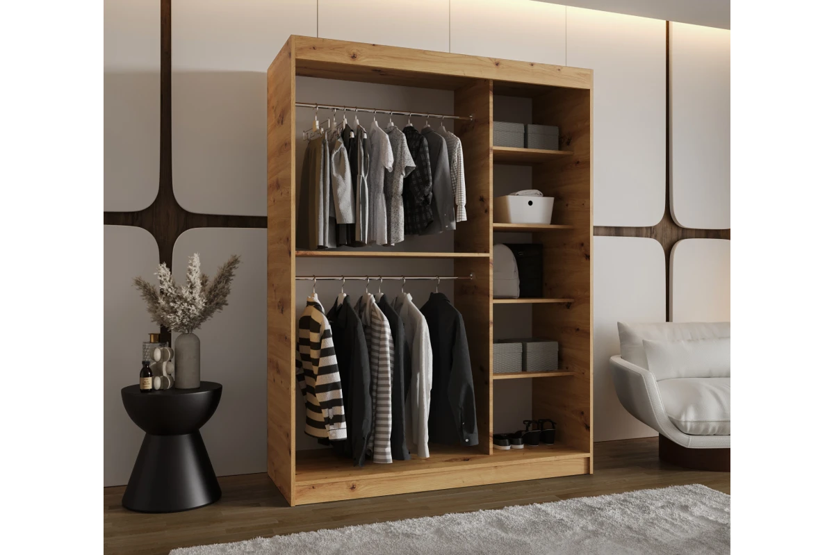 Schwebetürenschrank CYLIO 180 cm - Kaschmir