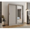 Schwebetürenschrank CYLIO 150 cm - Kaschmir