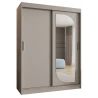 Schwebetürenschrank in Kaschmir 150 cm CYLIO - Kaschmir