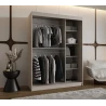 Schwebetürenschrank in Kaschmir 150 cm CYLIO - Kaschmir