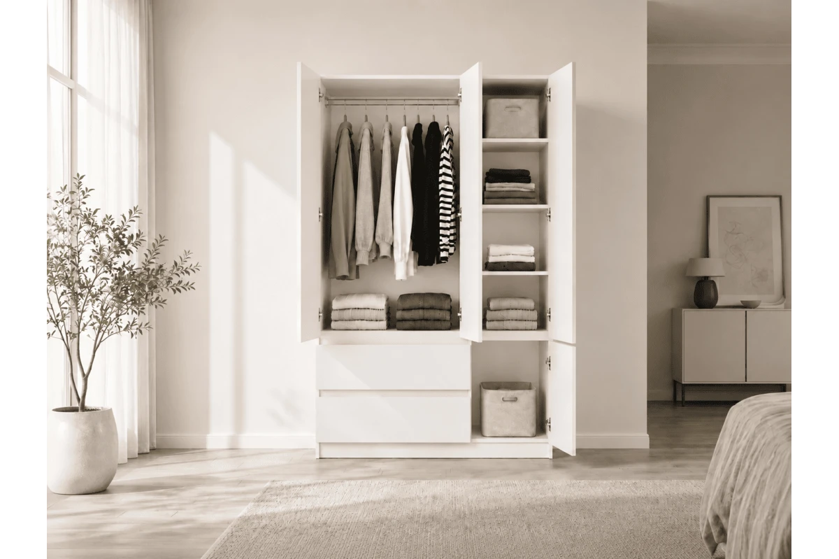 KLEIDERSCHRANK 4D2S LOSKO - Kaschmir