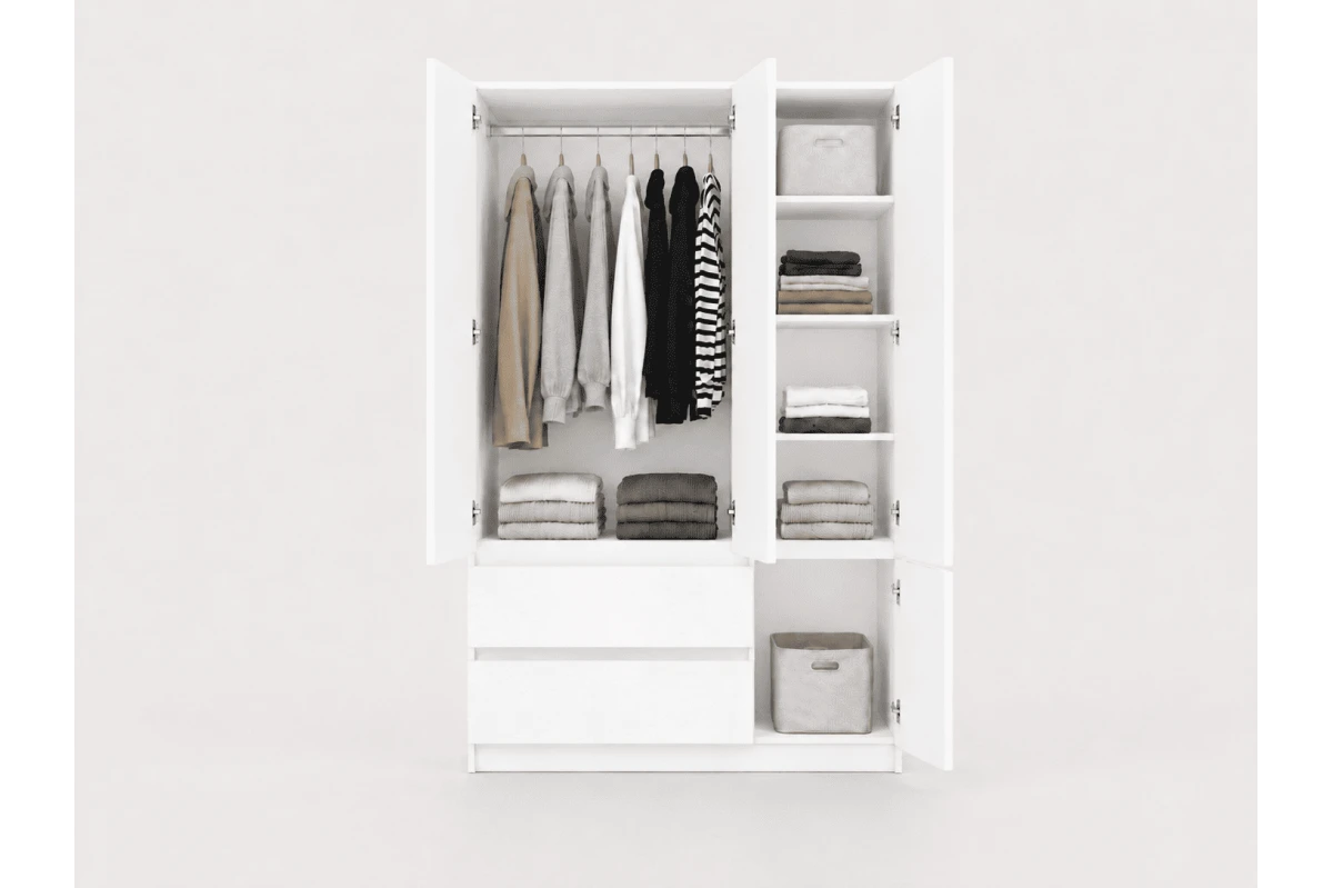 KLEIDERSCHRANK 4D2S LOSKO - Kaschmir