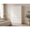 KLEIDERSCHRANK 4D2S LOSKO - Kaschmir
