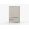 KLEIDERSCHRANK 4D2S LOSKO - Kaschmir