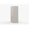 KLEIDERSCHRANK 4D2S LOSKO - Kaschmir