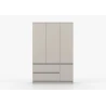 KLEIDERSCHRANK 4D2S LOSKO - Kaschmir