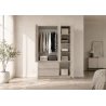 KLEIDERSCHRANK 4D2S LOSKO - Kaschmir