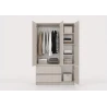 KLEIDERSCHRANK 4D2S LOSKO - Kaschmir