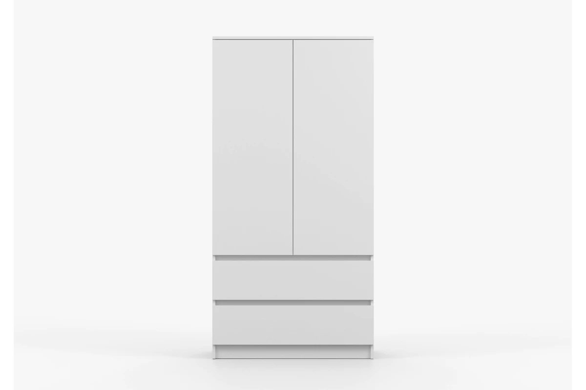 KLEIDERSCHRANK 2D2S LOSKO - Weiß