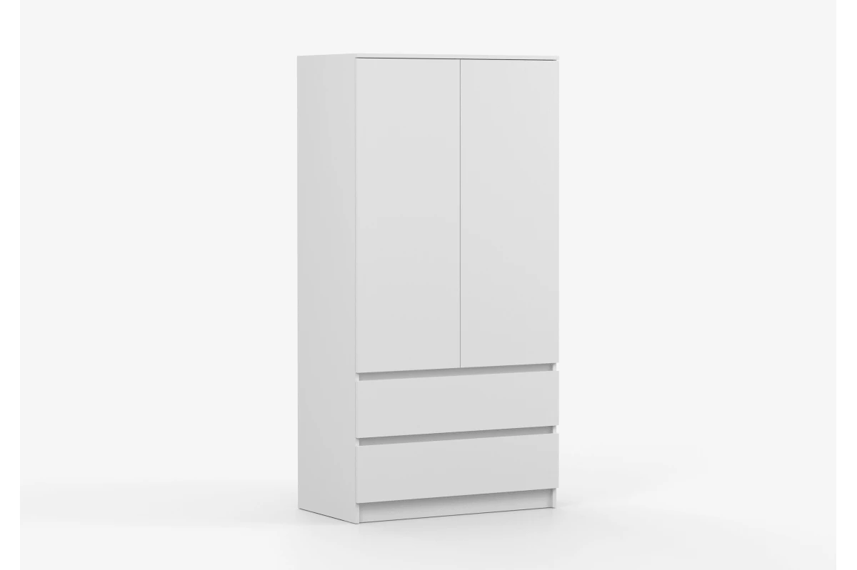 KLEIDERSCHRANK 2D2S LOSKO - Weiß
