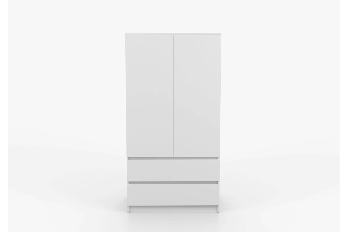KLEIDERSCHRANK 2D2S LOSKO - Weiß