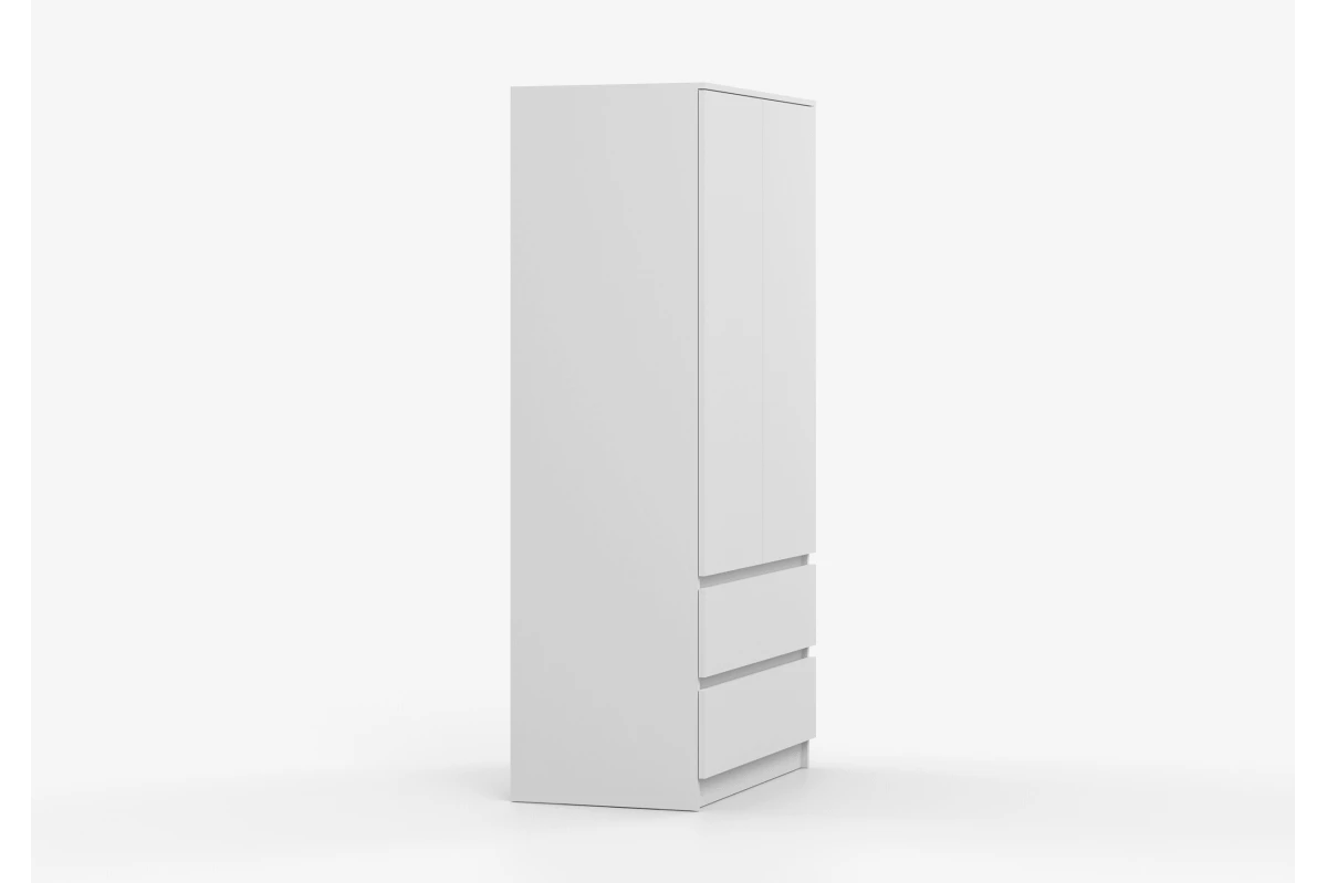 KLEIDERSCHRANK 2D2S LOSKO - Weiß