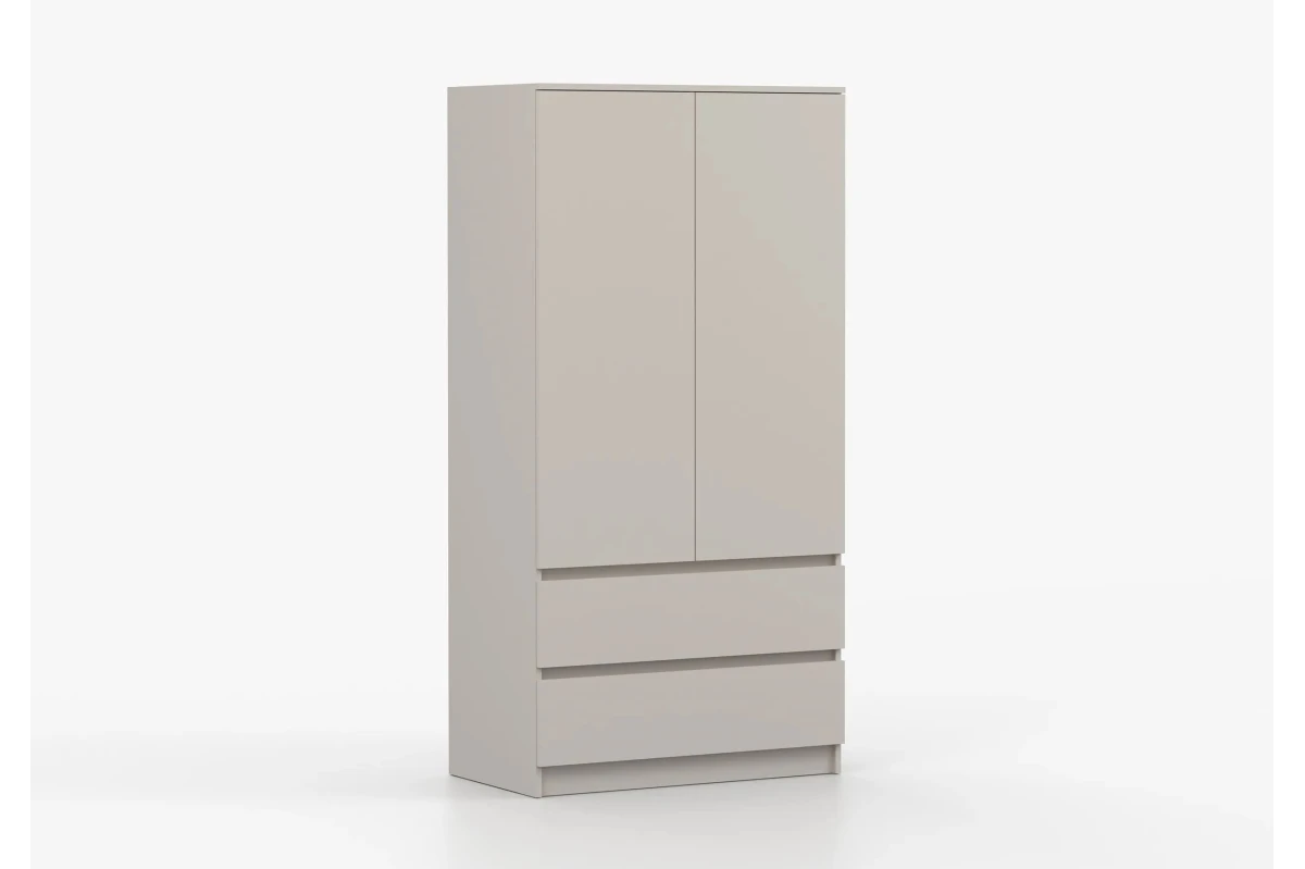 KLEIDERSCHRANK 2D2S LOSKO - Weiß