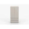 KLEIDERSCHRANK 2D2S LOSKO - Weiß