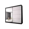Kleiderschrank Schwebetürenschrank K006 mit Spiegel - 183 mit Spiegel