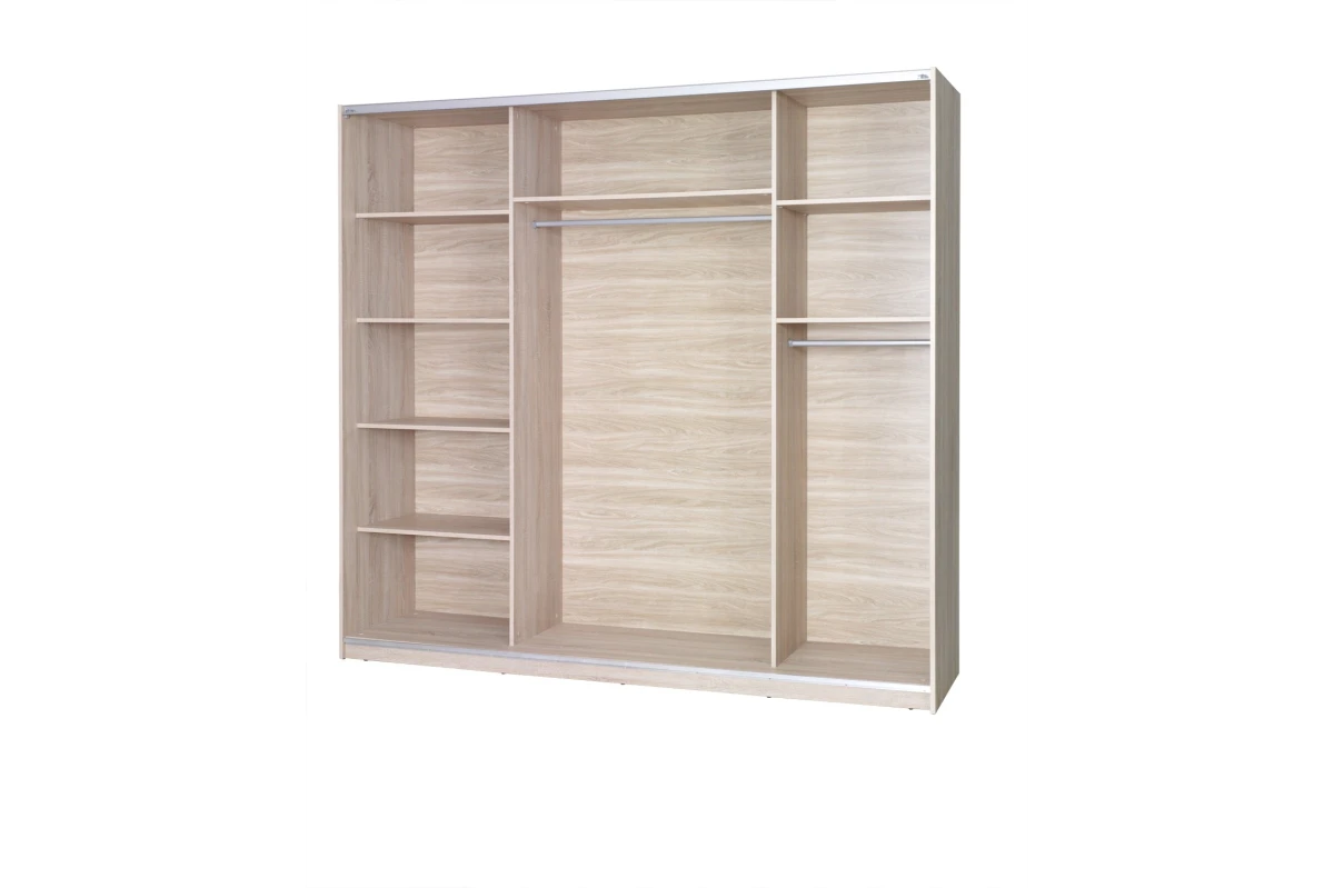 Kleiderschrank Schwebetürenschrank CORSE 1 mit Spiegel - 255