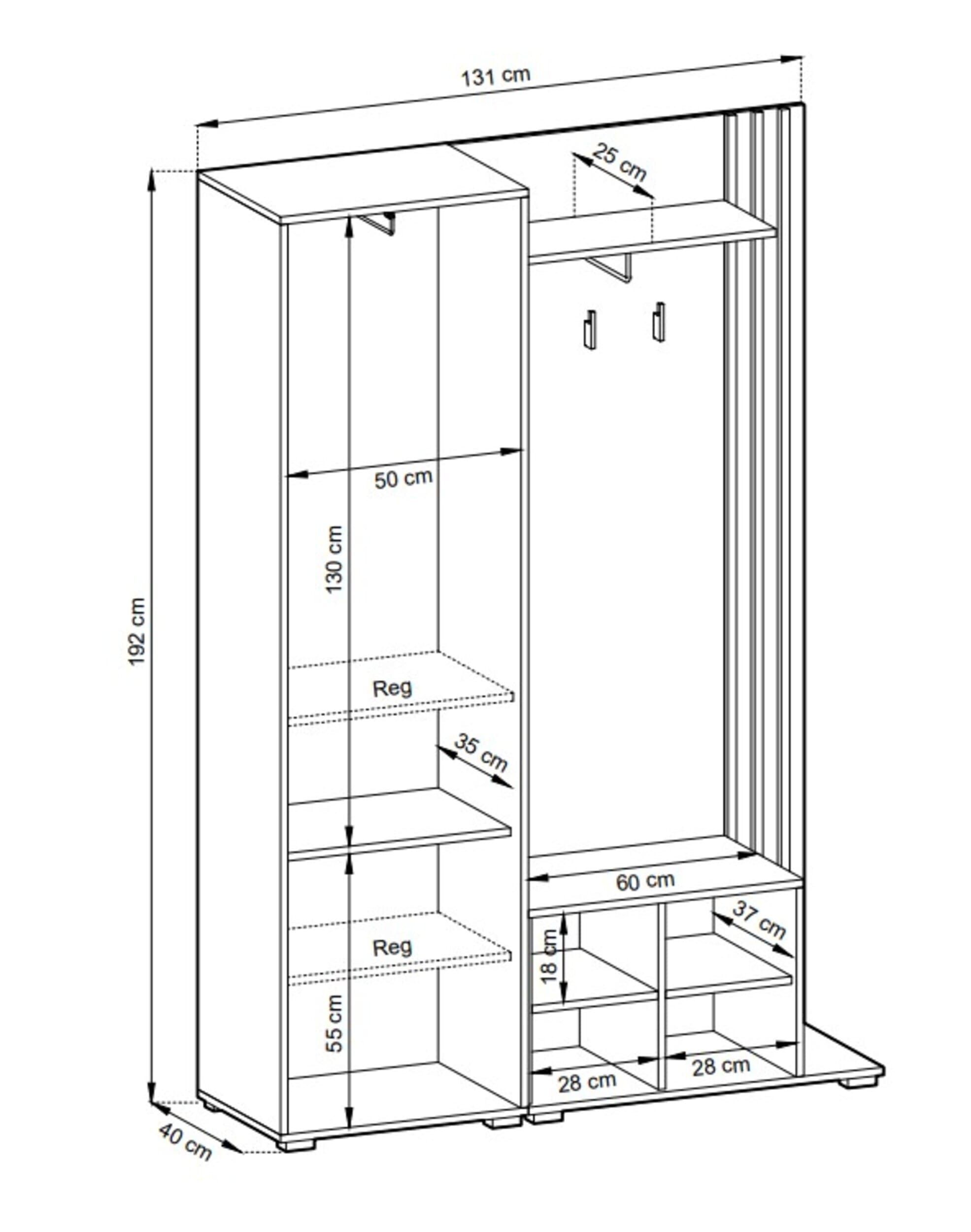 Garderobenschrank